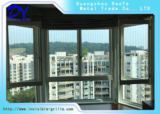 Aluminium-Spurrahmen-Balkongrills 6m Set Präzisions-Balkon-Sicherheitsgrills für einfache Installation und Schutz