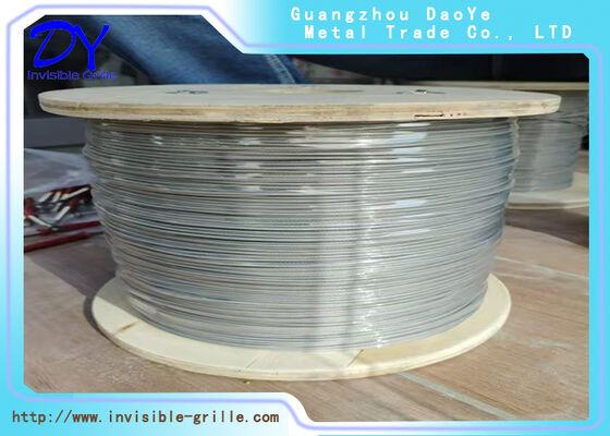 2,0 mm 316 Edelstahl Draht Hochhaus Balkon/Fenster Unsichtbares Sicherheitsgitter