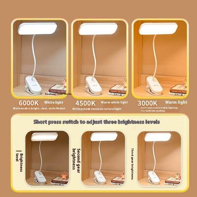 Schreibtisch, Schreibtisch, Schlafzimmer Tischlampe 3-Wege Dimmbare Touchlampe mit USB-C-Ladestation und AC-Steckdose