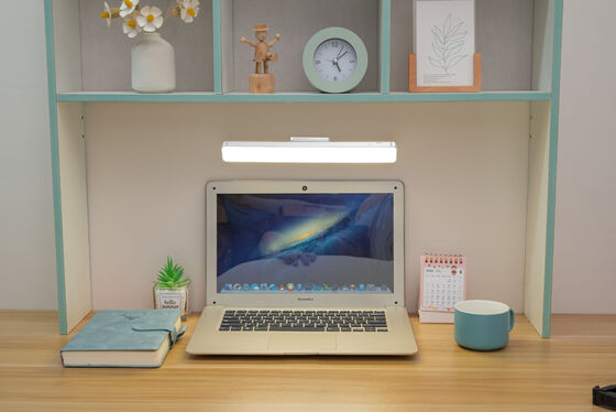 USB wiederaufladbare, stufenlos dimmbare Leselampe, modernes Design, hängende magnetische Schrankbeleuchtung, drehbare Wandleuchten, wiederaufladbar