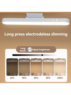 LED Wiederaufladbare Moderne Schreibtischlampe Multifunktionale Magnetische Leselampe Touch & Fernbedienung Dimmbar Schrank-/Kleiderschranklicht