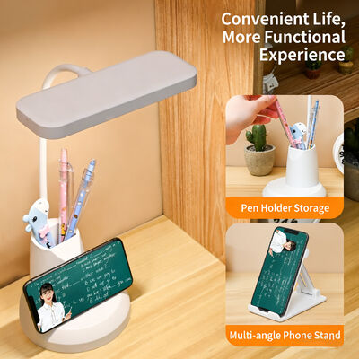 1 PC LED-Tischlampe wie im Bild Einstellbare Helligkeit und Farbtemperatur Ideal für Arbeit, Studium und Entspannung