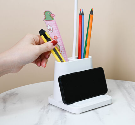 LED-Schreibtischlampe mit Stifthalter - Augenschutz-Studienleuchte für Studentenwohnheim, Geschenk, Großhandel, Nachtlicht