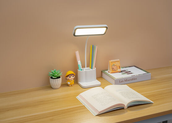 Nordic LED-Tischlampe mit USB-Anschluss Modernes Design Buchlicht für das Nachtstudium Zuhause Spezialgeschenk Schreibtischlampe Schlauchstifthalter