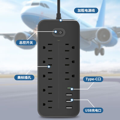 Tragbare Steckdose Verlängerungssteckdose Tragbar und langlebig Strom
