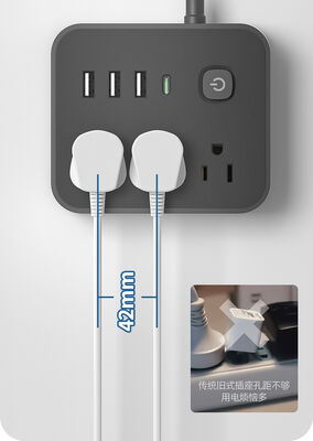 Trägliche Steckdose Eingangsspannung 100240V Wechselstromstandard