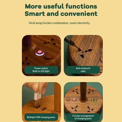 USB-Ladeanschluss LED-Schreibtischlampe Typ C Moderne Bürobeleuchtungslösung