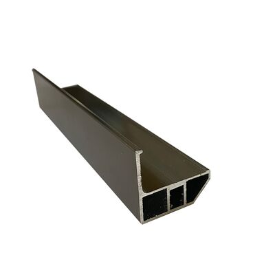 Schwarze Aluminiumplatte mit besserer Sicht Ideal für elektronische Gehäuse und Schutzgehäuse