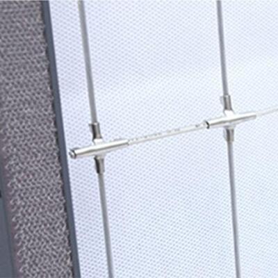 6cm Drahtentfernung Spaltfenster Unsichtbares Gitter Innen-Außen-Sicherheit Spezielles Schutzschirm für Häuser Büros und öffentliche Räume