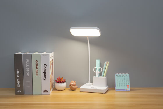 Battery Operated LED Table Lamp Perfect for Study Room Bedroom Featuring Adjustable Brightness and Long Battery Duration