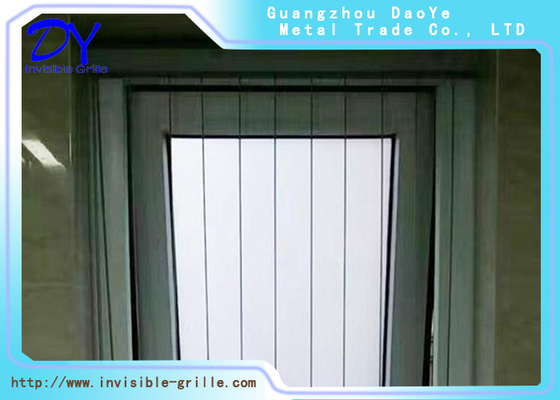 Langlebiger, unsichtbarer Sicherheitsgrill, 6 m langer Aluminiumrahmen