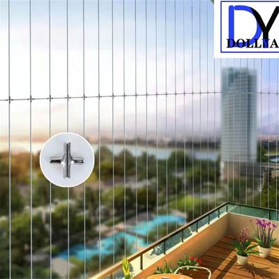 316 Edelstahl 2,0 mm Draht Unsichtbares Gitter mit Nylonbeschichtung und 5 cm Drahtabstand