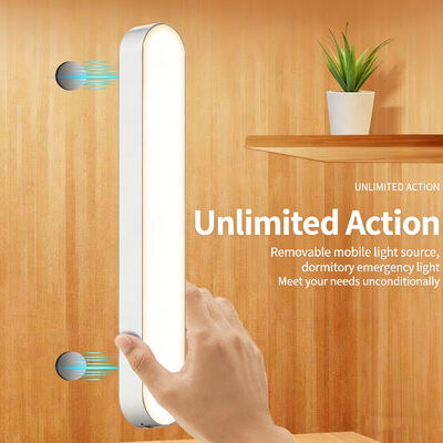 Magnetische LED-Tischlampe, blendfrei, USB-aufladbar, 3 Farbtemperaturen, stufenlose Dimmung, Leselampe