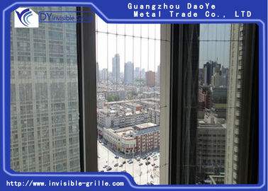 In hohem Grade gesicherte externer Fassaden-Fenster-unsichtbarer Grill-feinste Kunstfertigkeit