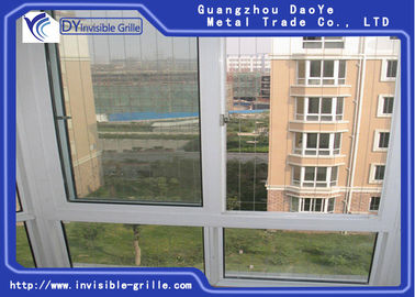 Reparierter unsichtbarer Fenster-Sicherheits-Grill, Edelstahl-Fenster-Grill