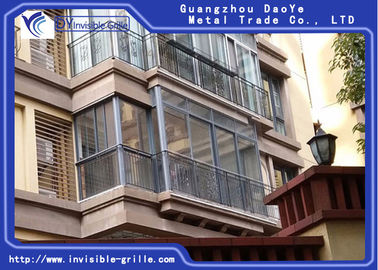 Einfacher Notausgang-unsichtbare Grills für den Balkon, der eine transparente gute Ansicht beibehält