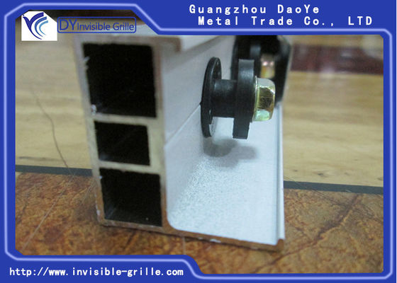 Örtlich festgelegte Aluminiumgleitschiene, unsichtbare Grill-Aluminiumbahn-Kanal