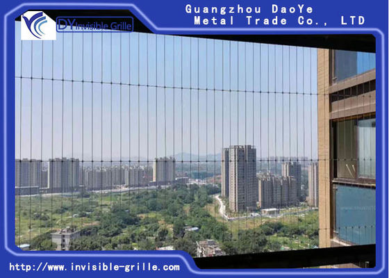 Robuster Balkon-unsichtbarer Grill des Edelstahl-1.5mm