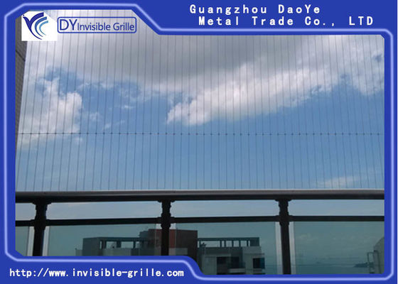 Unsichtbarer Grill des hoher Aufstiegs-errichtender Grau-6m der Sicherheits-#316 für Balkon