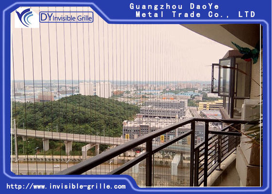 Unsichtbarer Balkon-Grill des Außensicherheits-Aluminiumprofil-6m