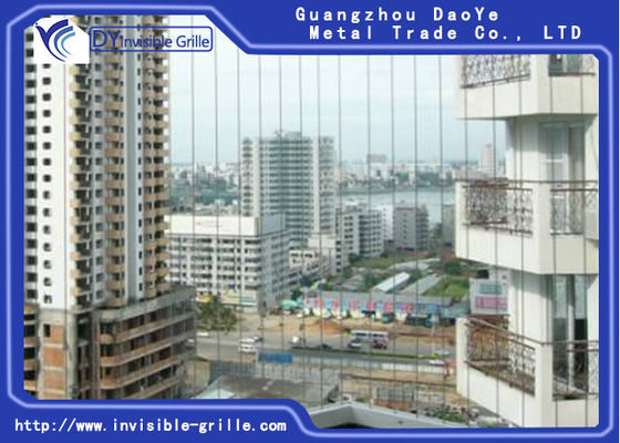 Unsichtbarer Grill installiert als Treppenhaus-Geländer-Swimmingpool-Sicherheits-mit der Eisenbahn beförderndes Fechten