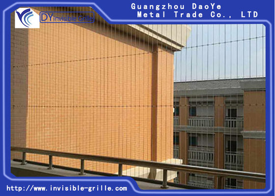 Weiße Stärke-unsichtbarer Sicherheits-Fenster-Schutz-Grill Draht-Durchmessers 4.0mm