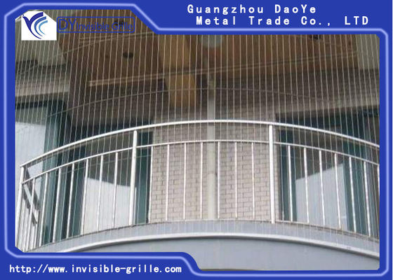 Haupt-Safty nie zu verrosten ordnen 316 Fenster-unsichtbaren Grill des rostfreien Draht-3.0mm