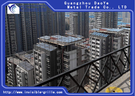 Kundenspezifische Feuer-bewertete Aluminiumdraht-Sicherheits-unsichtbarer Grill