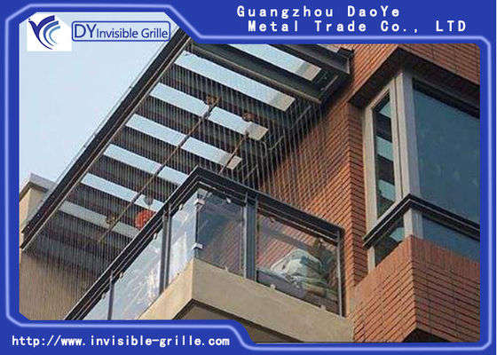 Standardpulver beschichtete 3mm unsichtbaren Grill für Windows