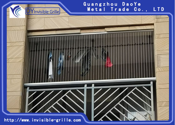 Unsichtbarer Edelstahl-Drahtseil Windowns-Schutz des Sicherheits-Grill-7X7
