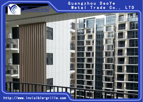 Moderner unsichtbarer Grill SS316 6m/Set für Balkon