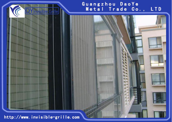 Aluminium-3.5mm Fenster-unsichtbarer Grill mit GI Schrauben