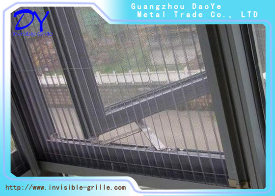 Kundenspezifische Aluminiumeinziehbare unsichtbare InnenEingangstür mit Fliegengitter