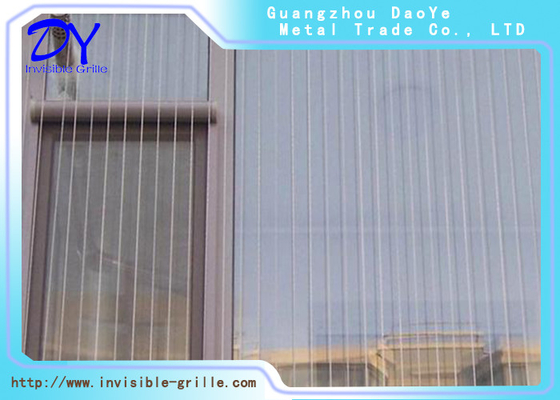 Balkon-unsichtbarer Grill-Edelstahl Mesh Wire Anti Rust