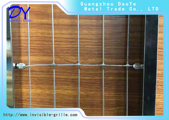 Durchmesser des dauerhafter Balkon-unsichtbarer Grill-Kinderschutznetz-Edelstahl-Draht-2.5mm.